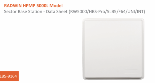 RADWIN HPMP 5000L Model 2 illustrative image